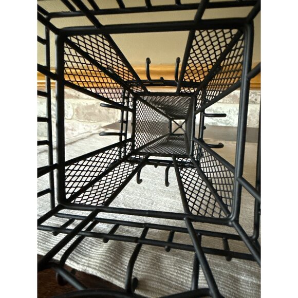 Eiffel Tower Metal Jewelry Holder With Multiple Hooks For Earrings & Necklaces - Picture 8 of 12